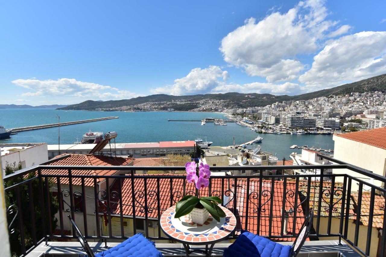 Golden Sea View - Old Town Apartment Kavála Ngoại thất bức ảnh