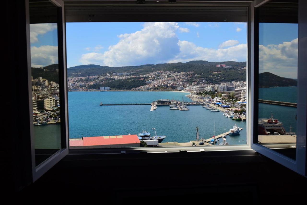 Golden Sea View - Old Town Apartment Kavála Ngoại thất bức ảnh