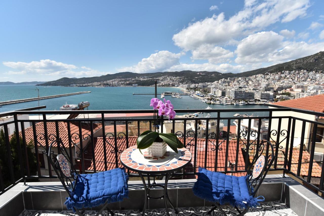 Golden Sea View - Old Town Apartment Kavála Ngoại thất bức ảnh