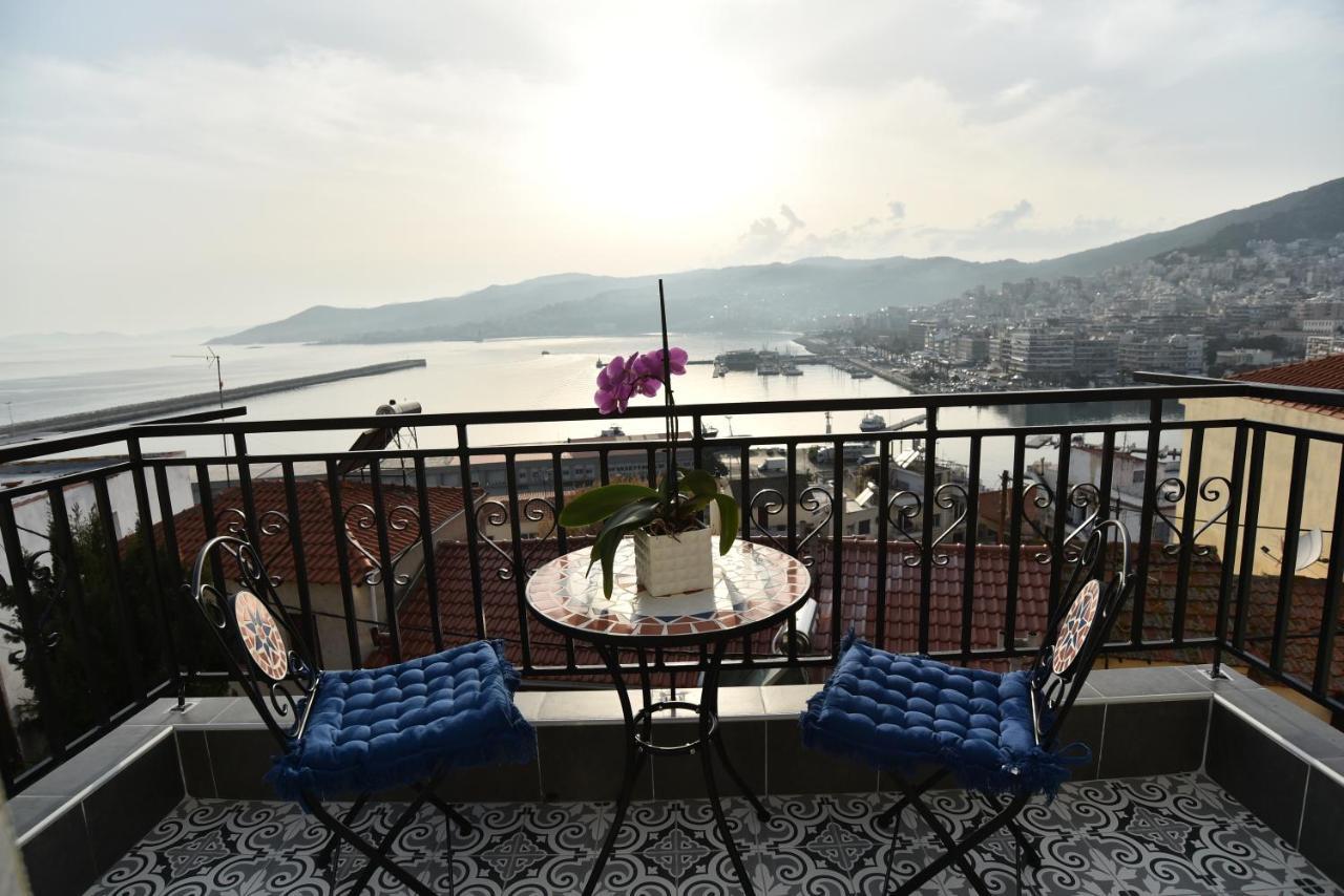 Golden Sea View - Old Town Apartment Kavála Ngoại thất bức ảnh