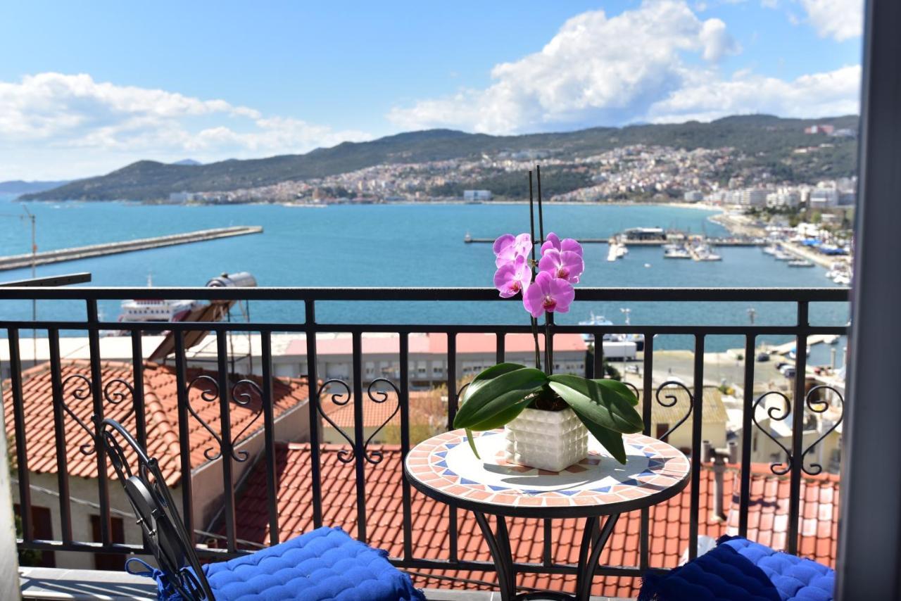 Golden Sea View - Old Town Apartment Kavála Ngoại thất bức ảnh